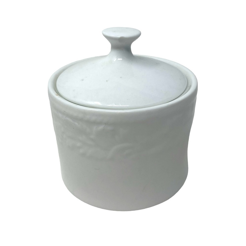 Garland 8837 | White Stoneware | Sugar Dish 4”x3”